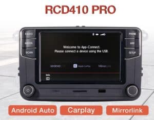 RCD440 PRO Carplay + Android Auto voor Volkswagen
